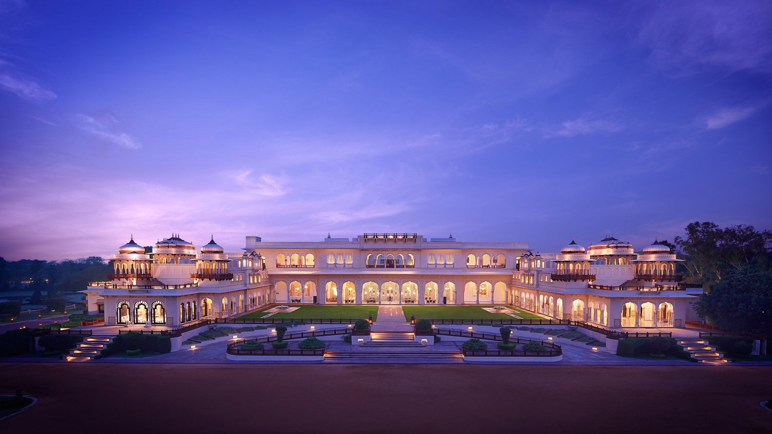 taj rambagh palace lighting